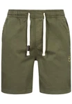 Indicode Chinoshorts Kendari Dunkelgrün/Khaki