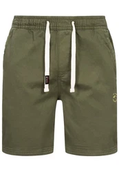 Indicode Chinoshorts Kendari Dunkelgrün/Khaki