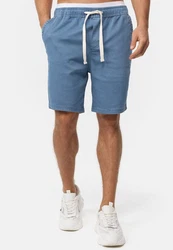 Indicode Chinoshorts Kendari Blau/Hellblau