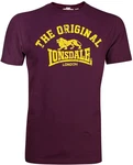 Lonsdale T-Shirt Original Dunkelrot/Lila/Rosa/Rot/Bordeaux/Fliederfarben