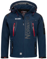 Geographical Norway Softshelljacke Herren Outdoor  Dunkelblau/Hellblau