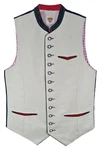 Maddox Trachtenweste Bogen Beige