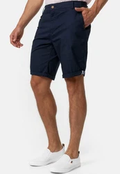 Indicode Chinoshorts Creel Dunkelblau