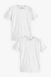 Next Unterhemd T-Shirts (2-St) Weiß/Grau
