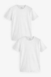 Next Unterhemd T-Shirts (2-St) Weiß/Grau