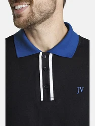 Jan Vanderstorm Poloshirt ISFRIED Dunkelblau/Blau