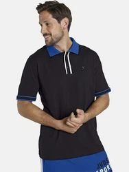 Jan Vanderstorm Poloshirt ISFRIED Dunkelblau/Blau