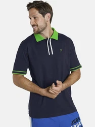 Jan Vanderstorm Poloshirt ISFRIED Dunkelblau/Blau/Türkis