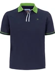 Jan Vanderstorm Poloshirt ISFRIED Dunkelblau/Blau/Türkis