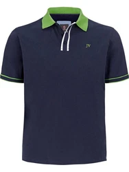 Jan Vanderstorm Poloshirt ISFRIED Dunkelblau/Blau/Türkis