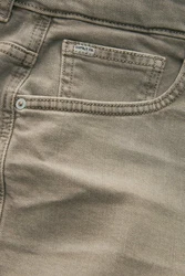 Next Regular-Fit-Jeans aus überfärbtem Denim Khaki/Dunkelgrün