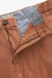 Next Chinoshorts Stretch-Chinoshorts Slim-Fit Braun/Orange/Beige/Khaki