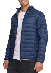 Indicode Kurzjacke Amare Dunkelblau/Blau/Hellblau