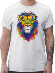 Shirtracer T-Shirt Löwe Lion Dschungel Wildnis Braun