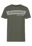 Bruno Banani T-Shirt kurzärmelig schmal geschnitten Rundhalsausschnitt Dunkelgrün/Khaki
