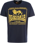 Lonsdale T-Shirt Hounslow Braun/Dunkelblau/Blau