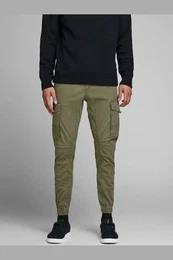 Langarmhemd JPSTKANE JJNOAH CUFFED CARGO NOOS