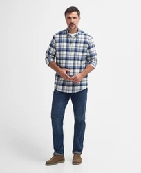Barbour Hemd Falstone Blau/Hellblau