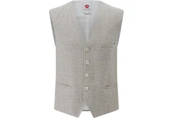 CG Club of Gents Anzugweste CG Plum Hellgrau/Grau/Khaki/Beige
