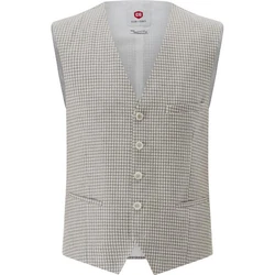 CG Club of Gents Anzugweste CG Plum Hellgrau/Grau/Khaki/Beige