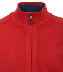 Redmond Strickjacke 681 Rot/Dunkelrot