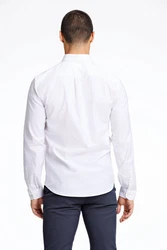 LINDBERGH Businesshemd Oxford-Hemd weiß