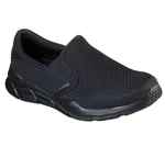 Skechers Equalizer Slip-On Sneaker Schwarz/Dunkelblau/Grau