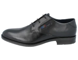 bugatti Schnürschuh Hellblau/Schwarz