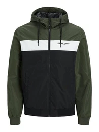 Bomberjacke JJERUSH HOOD BOMBER NOOS PLS mit Logo Schriftzug