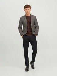Jack & Jones Chinohose JPSTMarco JJCooper Schwarz/Dunkelblau/Dunkelgrau