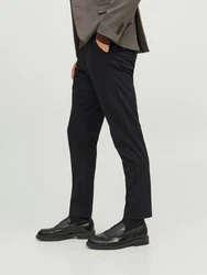 Jack & Jones Chinohose JPSTMarco JJCooper Schwarz/Dunkelblau/Dunkelgrau