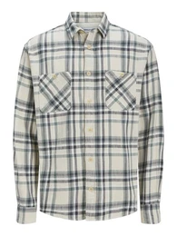 Langarmhemd JJEMICHAEL OVERSHIRT LS SN