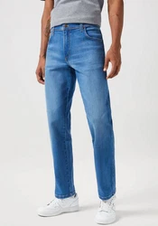 Wrangler Straight-Jeans Texas (821) Hellblau/Blau