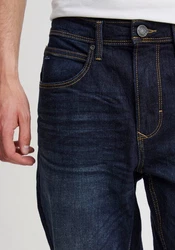 BLEND Jeans Rock Dunkelblau/Blau/Lila