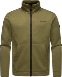 Sweatjacke Fabbian Collar Herren Basic Feinstrick-Jacke