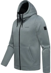 Ragwear Kapuzenstrickjacke Fabian Herren Grau/Dunkelgrau/Dunkelblau/Hellgrau/Blau