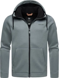 Ragwear Kapuzenstrickjacke Fabian Herren Grau/Dunkelgrau/Dunkelblau/Hellgrau/Blau