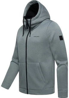 Ragwear Kapuzenstrickjacke Fabian Herren Grau/Dunkelgrau/Dunkelblau/Hellgrau/Blau