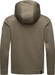 Ragwear Kapuzenstrickjacke Fabian Herren Khaki/Dunkelgrün/Grau/Braun/Beige