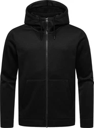 Ragwear Kapuzenstrickjacke Fabian Herren Schwarz/Grau
