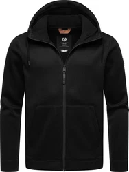 Ragwear Kapuzenstrickjacke Fabian Herren Schwarz/Grau