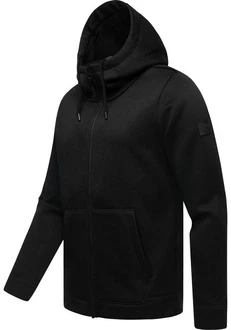 Ragwear Kapuzenstrickjacke Fabian Herren Schwarz/Grau