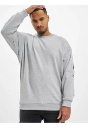 DEF Pullover Crewneck Joe Grau/Hellgrau