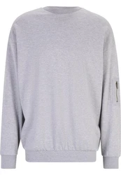 DEF Pullover Crewneck Joe Grau/Hellgrau