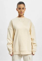 DEF Sweater Crewneck Khaki/Beige/Weiß