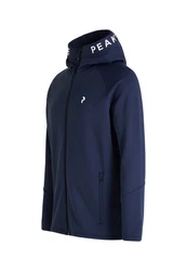 Peak Performance Funktionsjacke Rider Zip Hood Dunkelblau/Hellblau/Blau