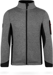normani Fleecejacke Wapusk Herren Grau/Hellgrau/Dunkelgrau/Rot