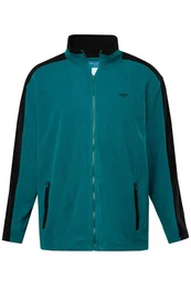 Fleecejacke Fleecejacke zweifarbig Stehkragen