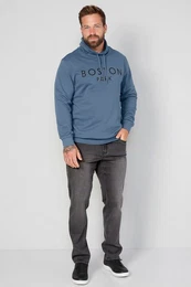 Sweatshirt Sweatshirt Stehkragen Schriftzug