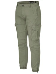 FALKENSTEJN Cargohose Kruger Dunkelgrün/Khaki
